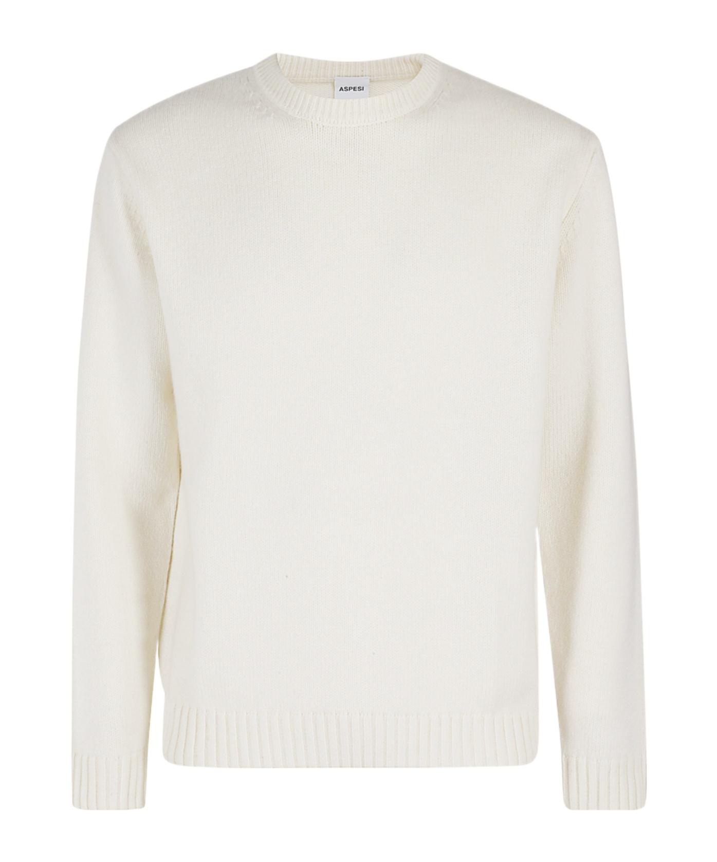 Aspesi Crew-neck Jumper In White