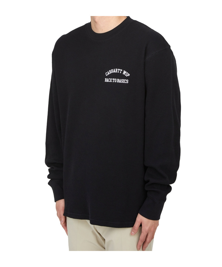 Carhartt Long-sleeved T-shirt In Black