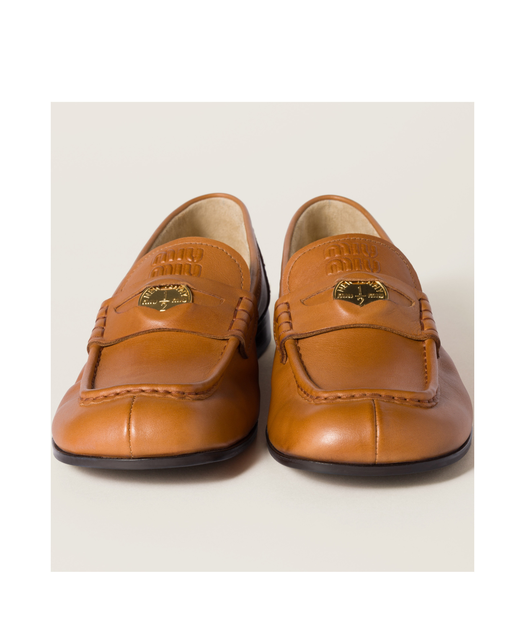 Miu Miu 'penny' Loafers