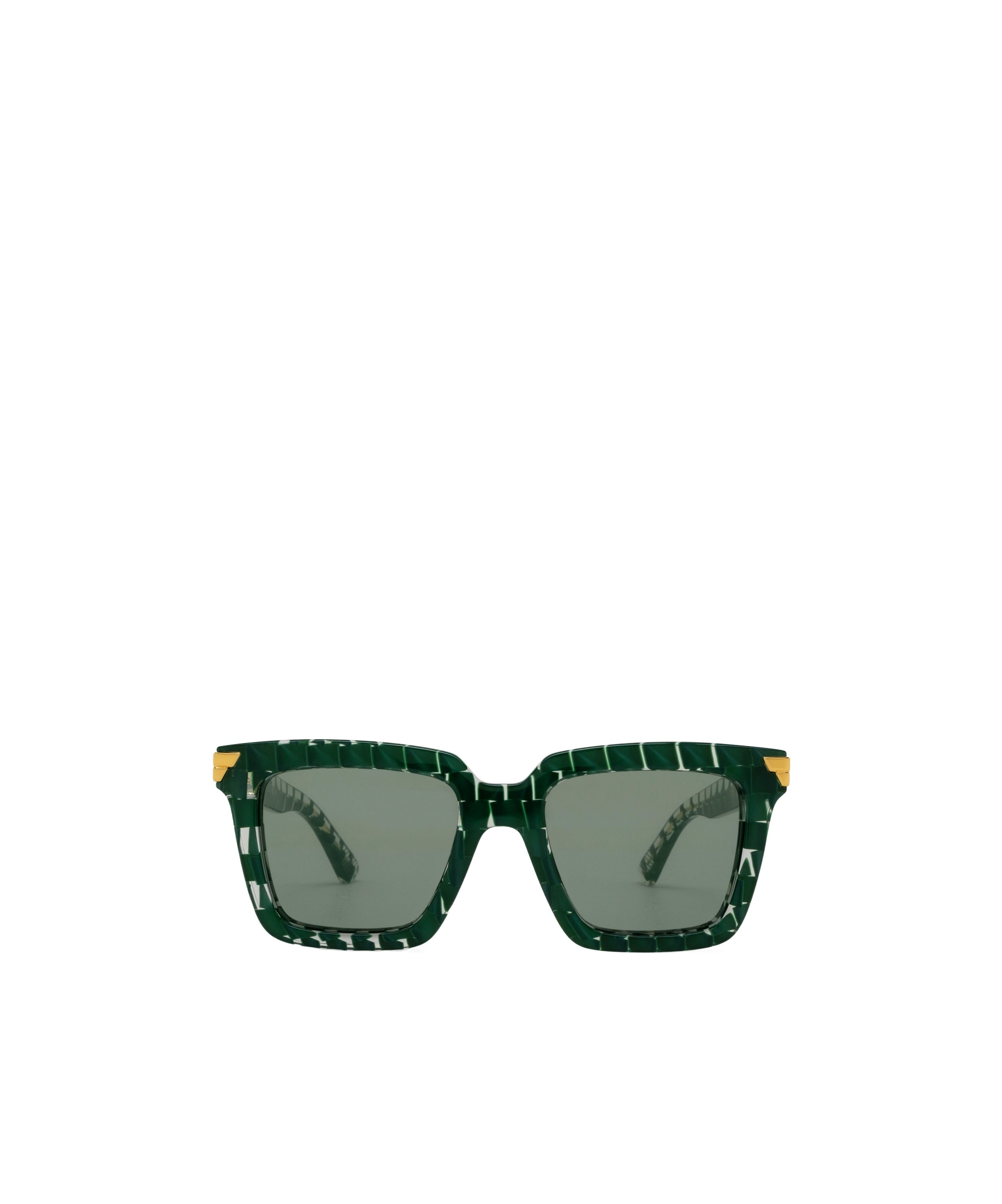 Bottega Veneta Eyewear Square Frame Sunglasses In Green