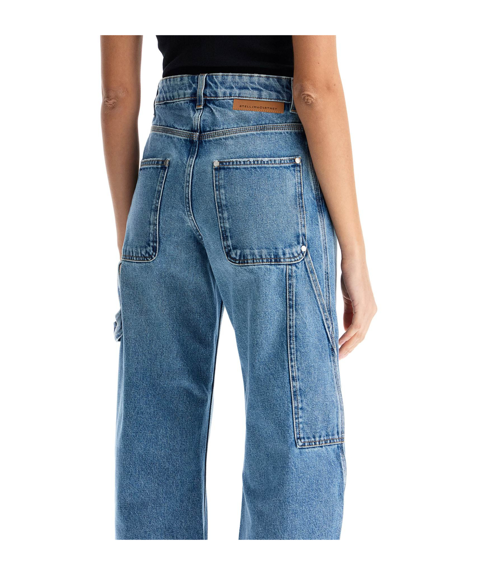 Stella Mccartney Belt-loop Jeans In Blue