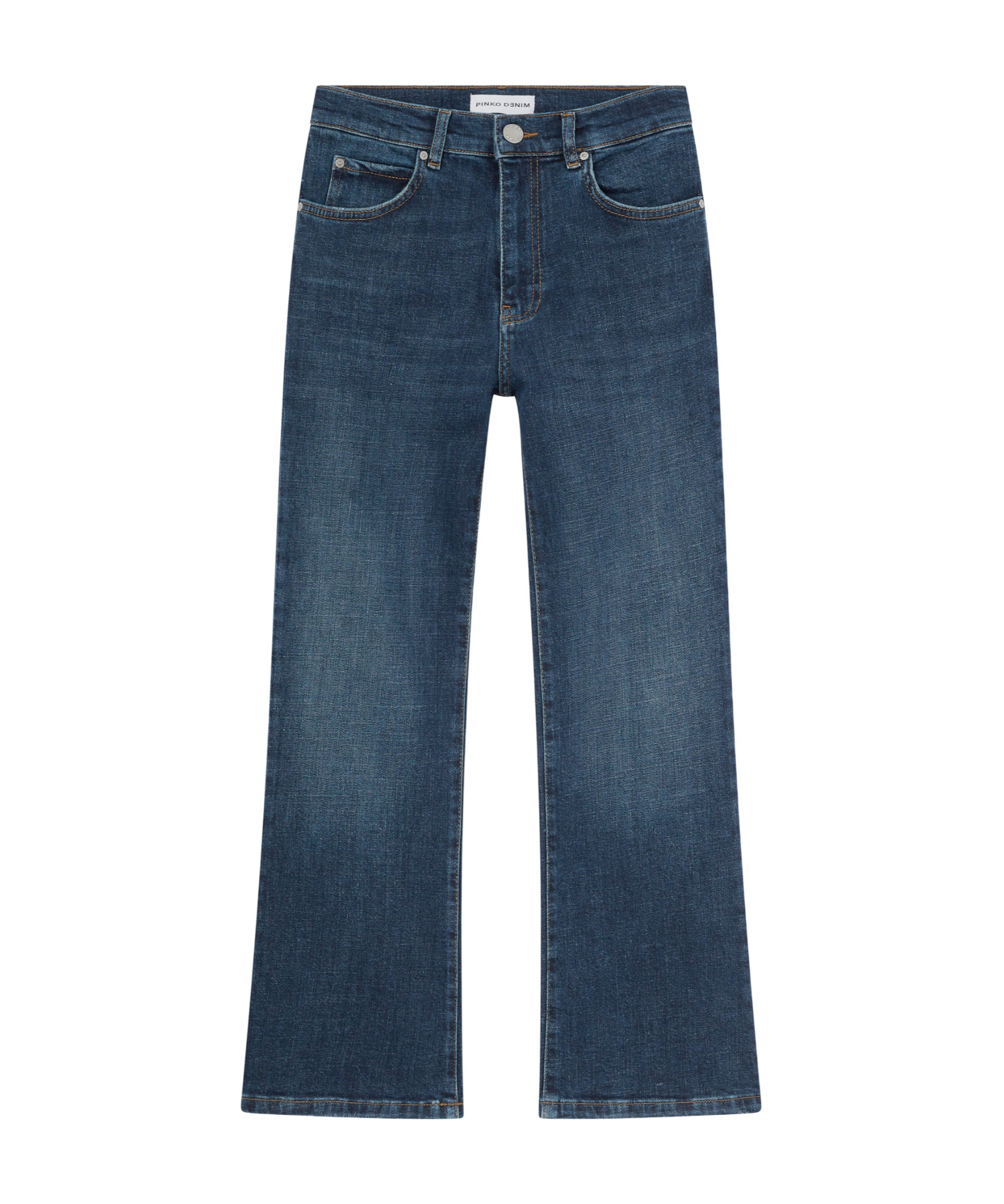 Pinko Britney High-rise Bootcut Jeans In Blue
