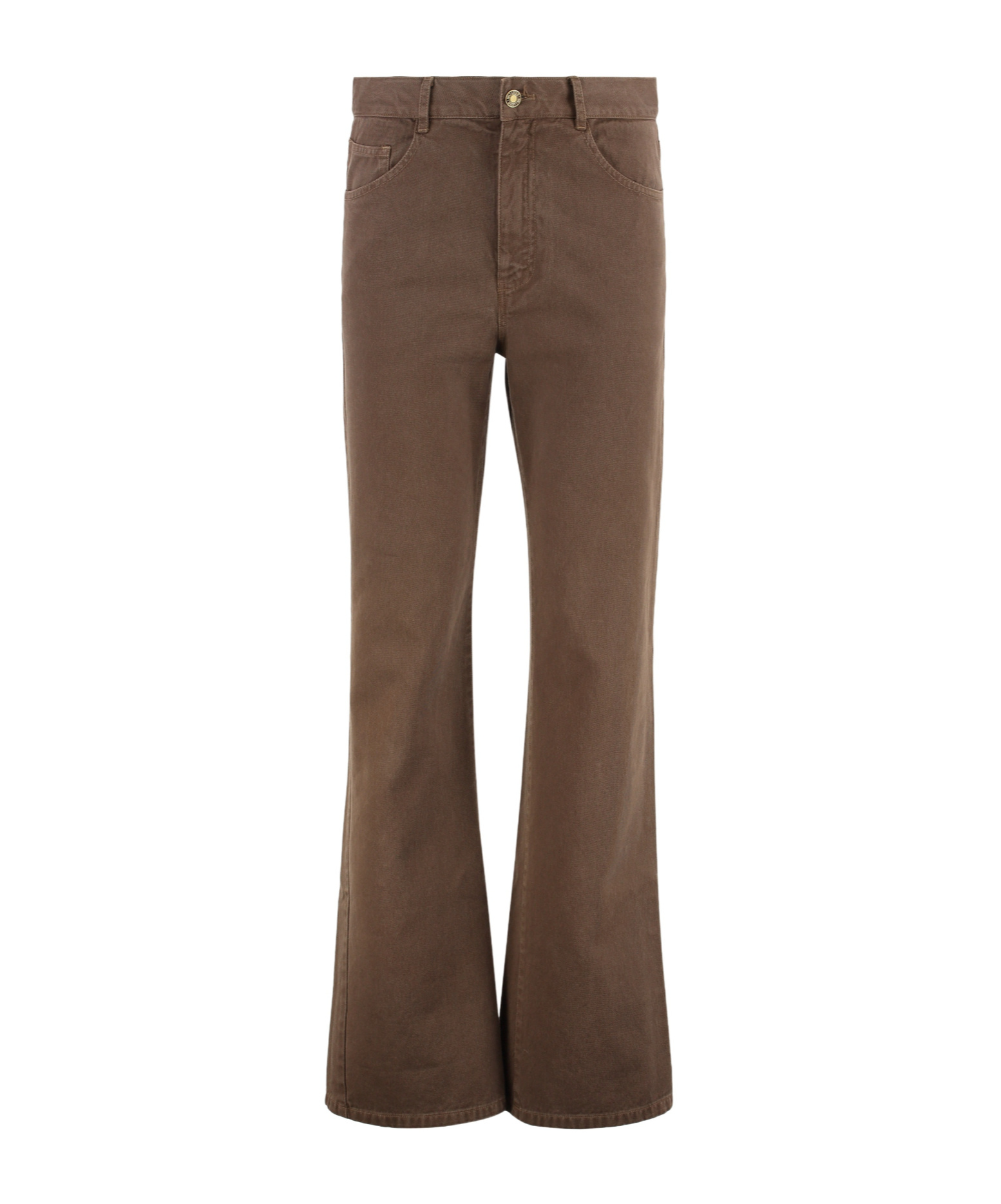 Nili Lotan Mitchell Straight-leg Trousers In Brown