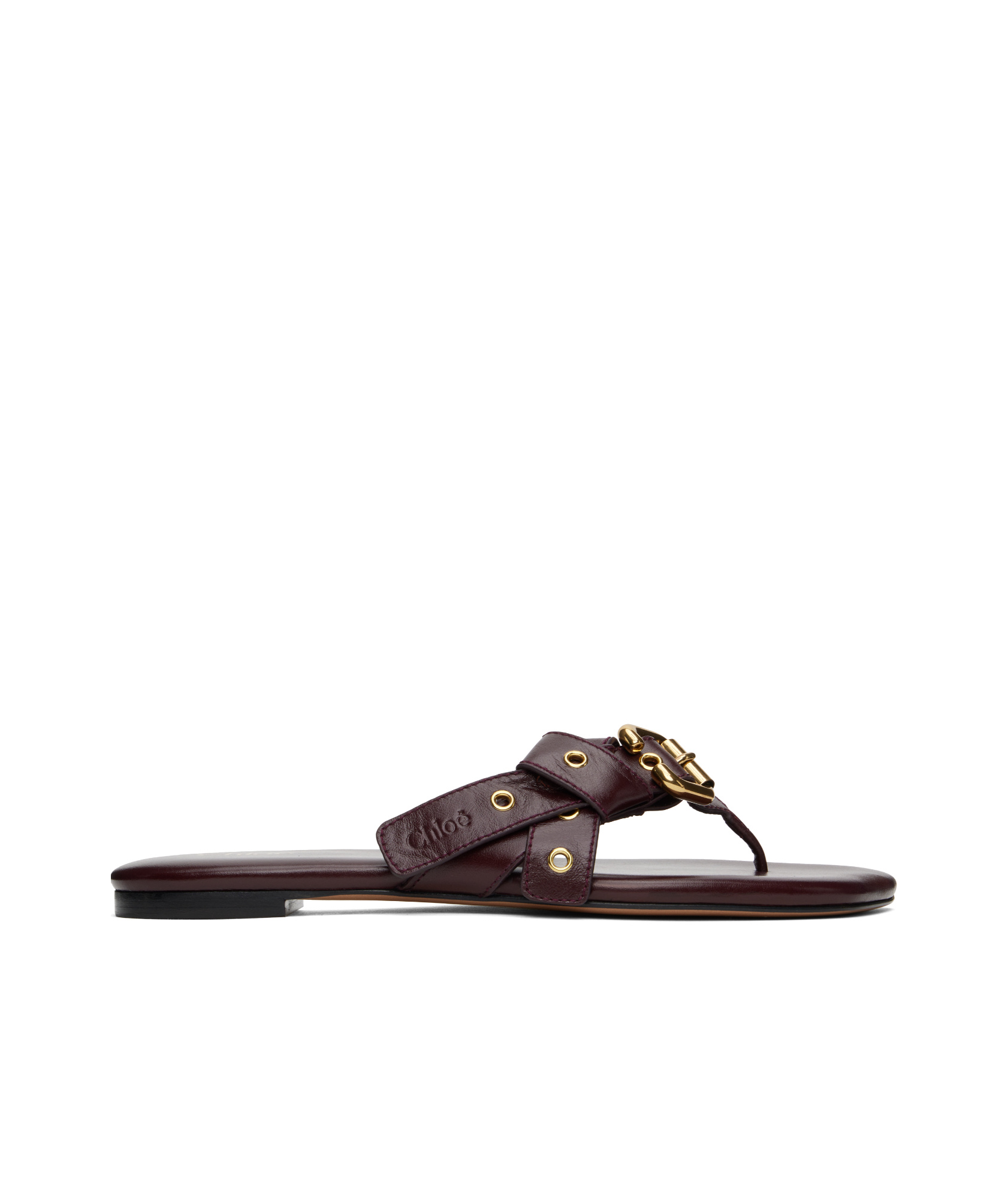 Chloé Clim-toed Sandals In Black
