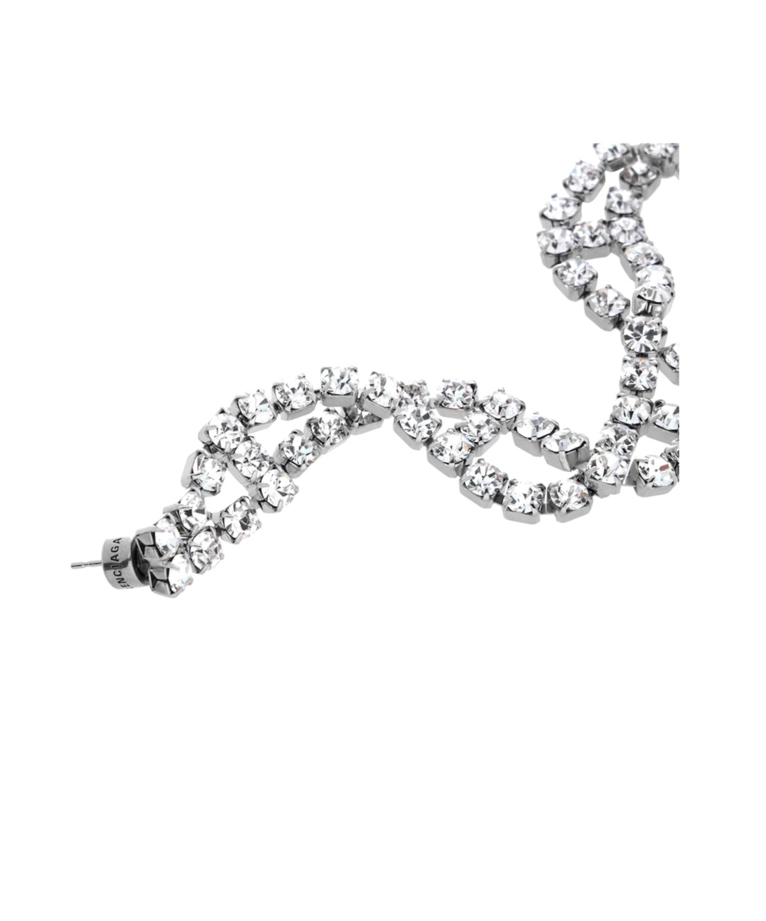 Balenciaga Women's Riviera Earrings In Shiny Silver