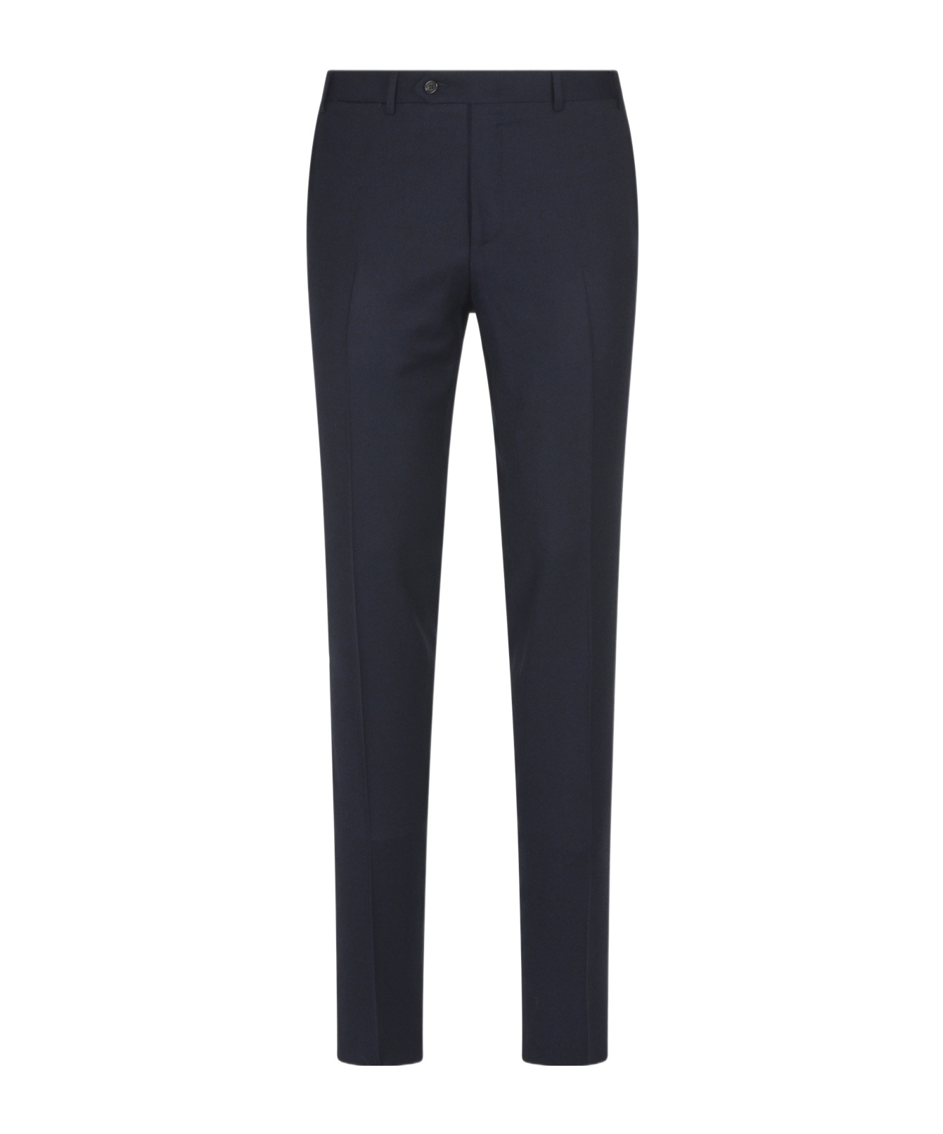 Canali Slim-fit Straight-leg Checked Super 130s Wool Suit Trousers In Black