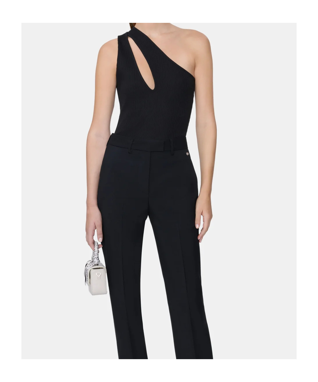 Amiri Asymmetric Top In Black