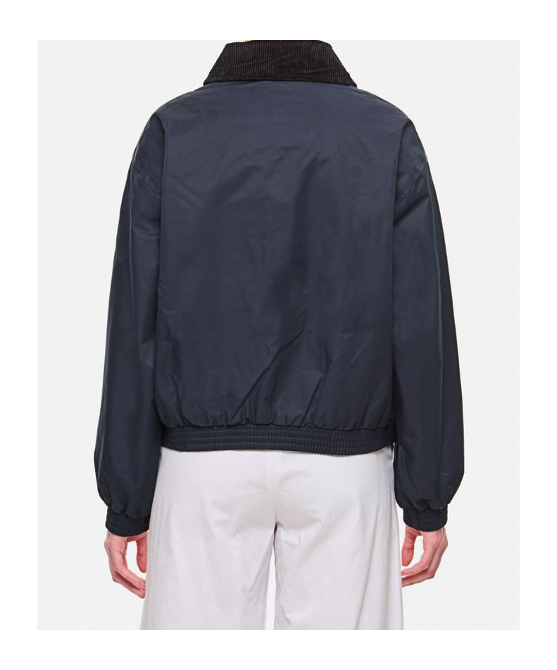Barbour X Alexa Chung Waterproof Bomber Jacket In Black