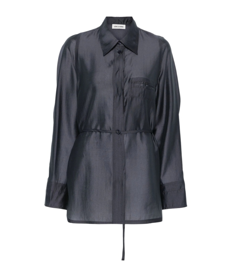 Low Classic Back-strap Shirt In Black