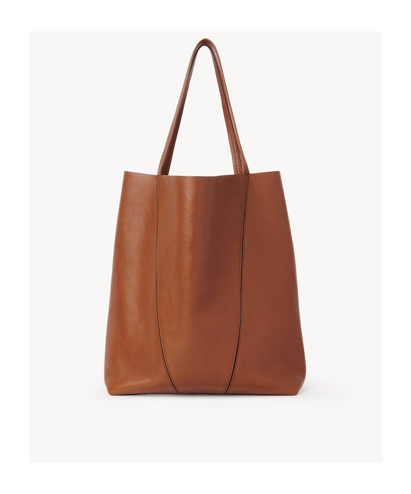 Chloé Double Handle Shoulder Bag In Brown