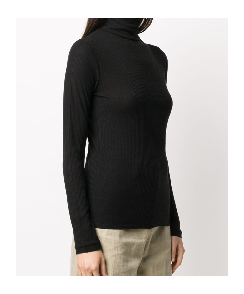 Loulou Studio Gallinara Turtleneck Sweater In Black