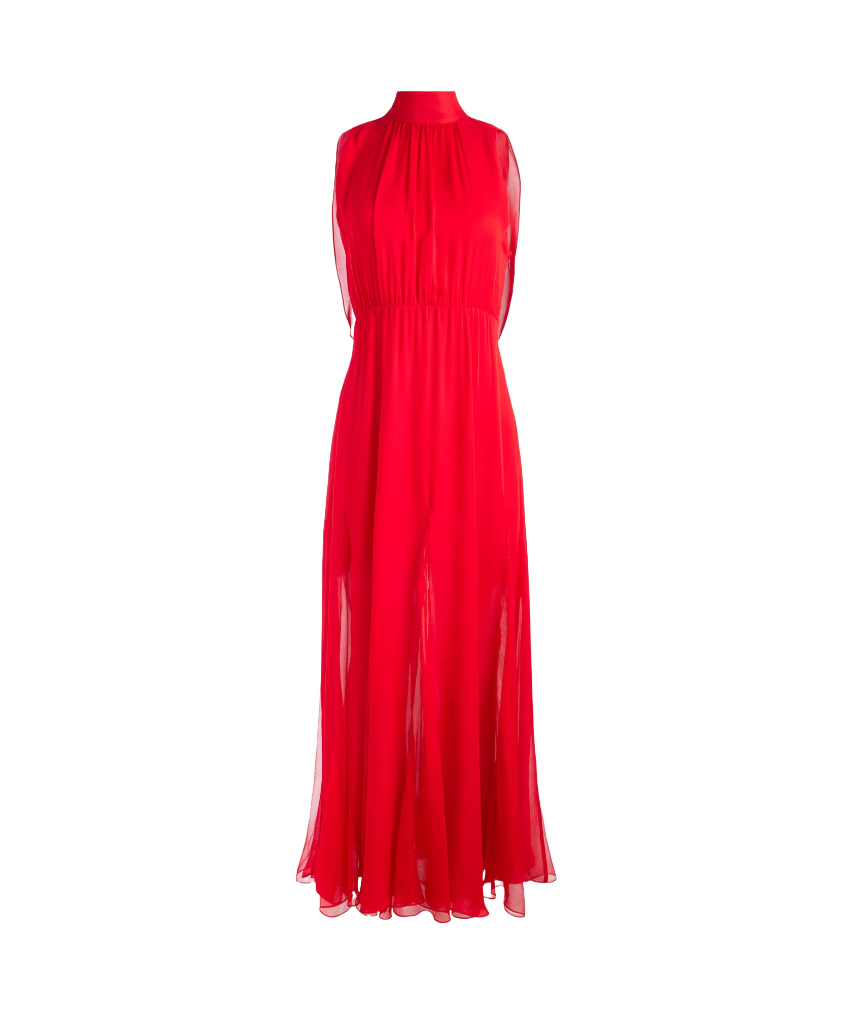 Alice And Olivia Dita Maxi Dress In Bright Ruby