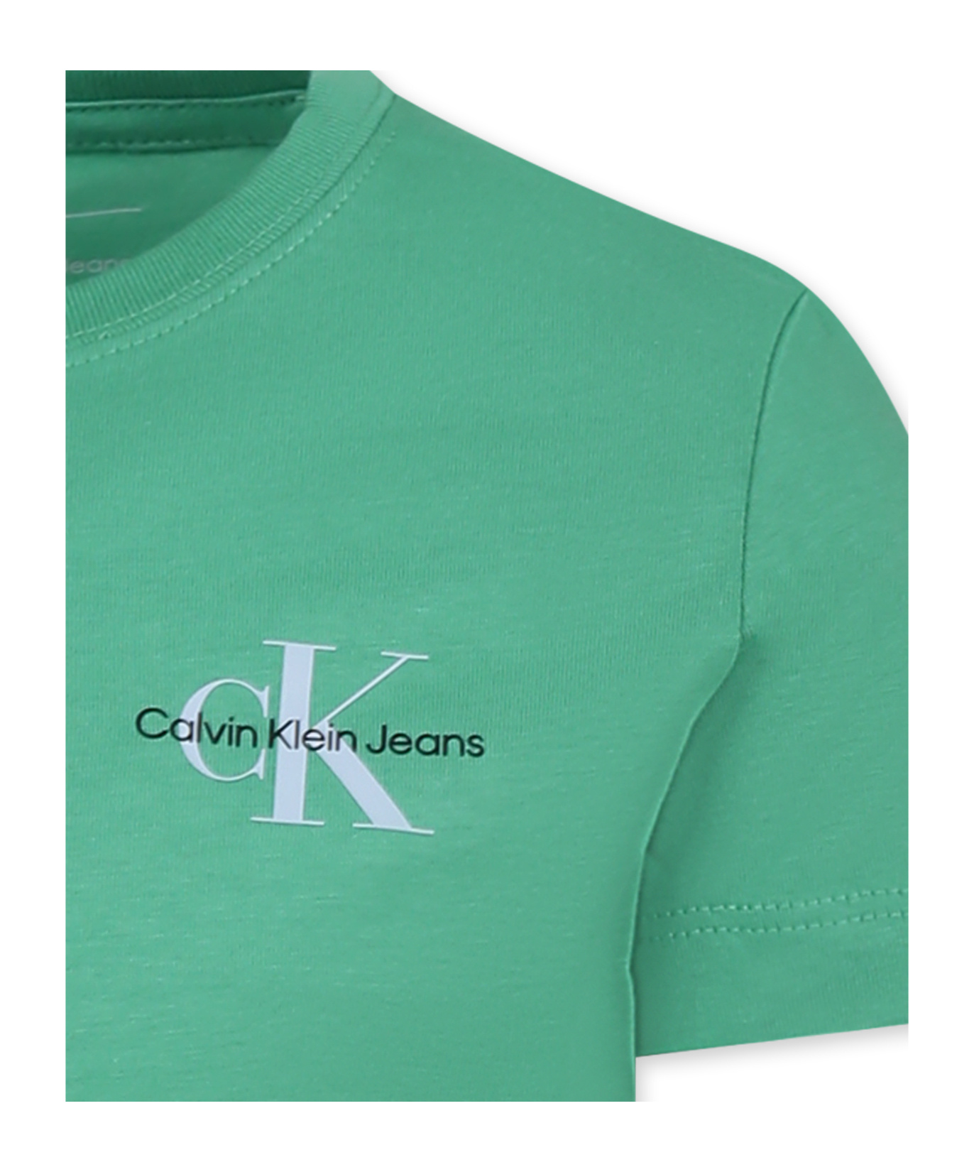 Calvin Klein Short-sleeved T-shirt In Blue