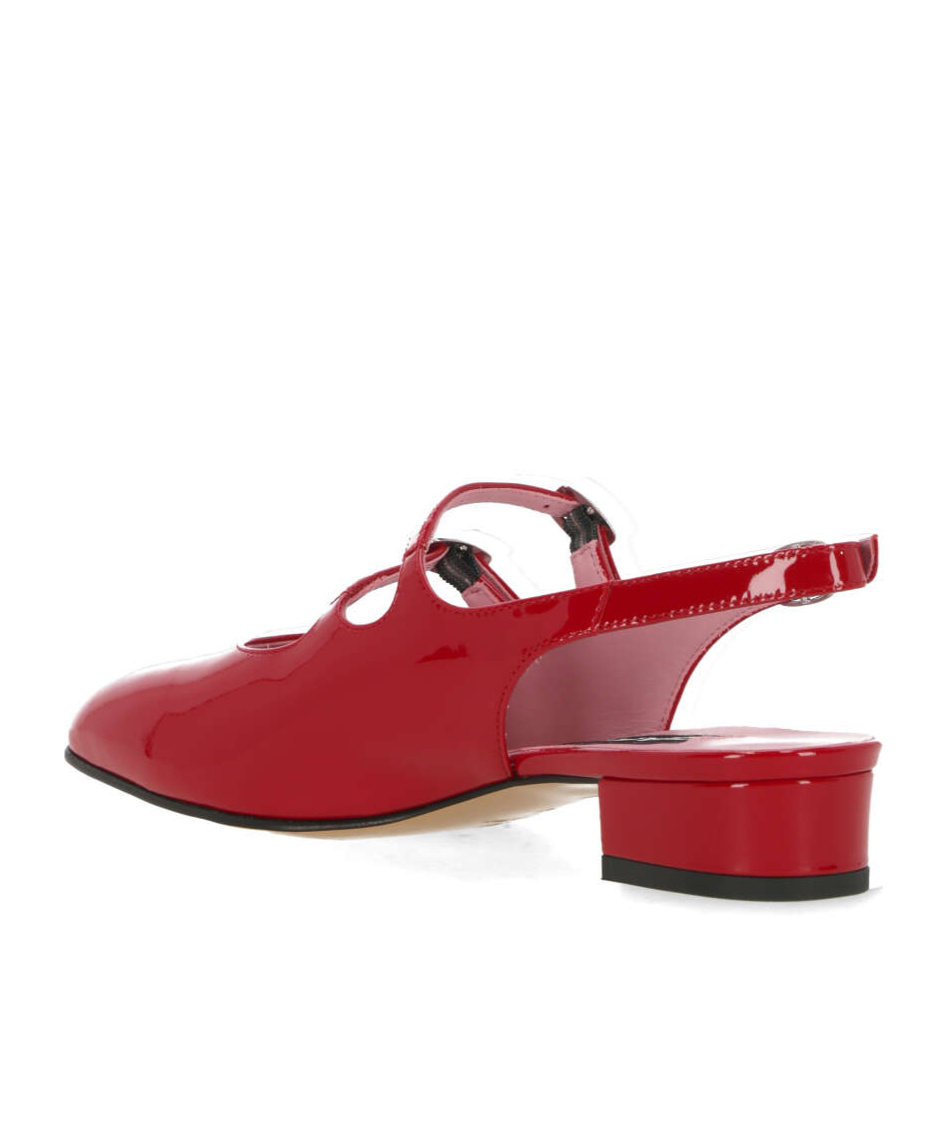 Carel Paris Slingback In Red Patent Leather