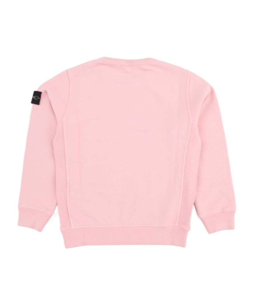 Stone Island Long Sleeve Sweatshirt In Pink
