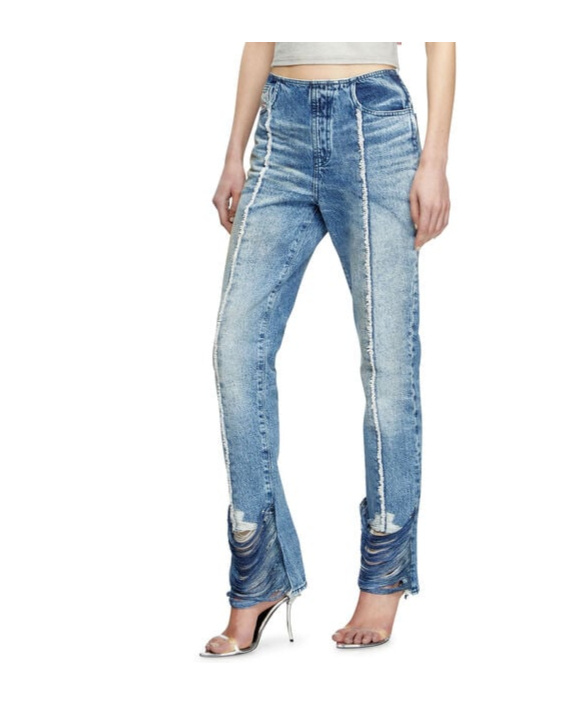 Diesel Bootcut Jeans D-ginna Blue Washed Effect In Blue