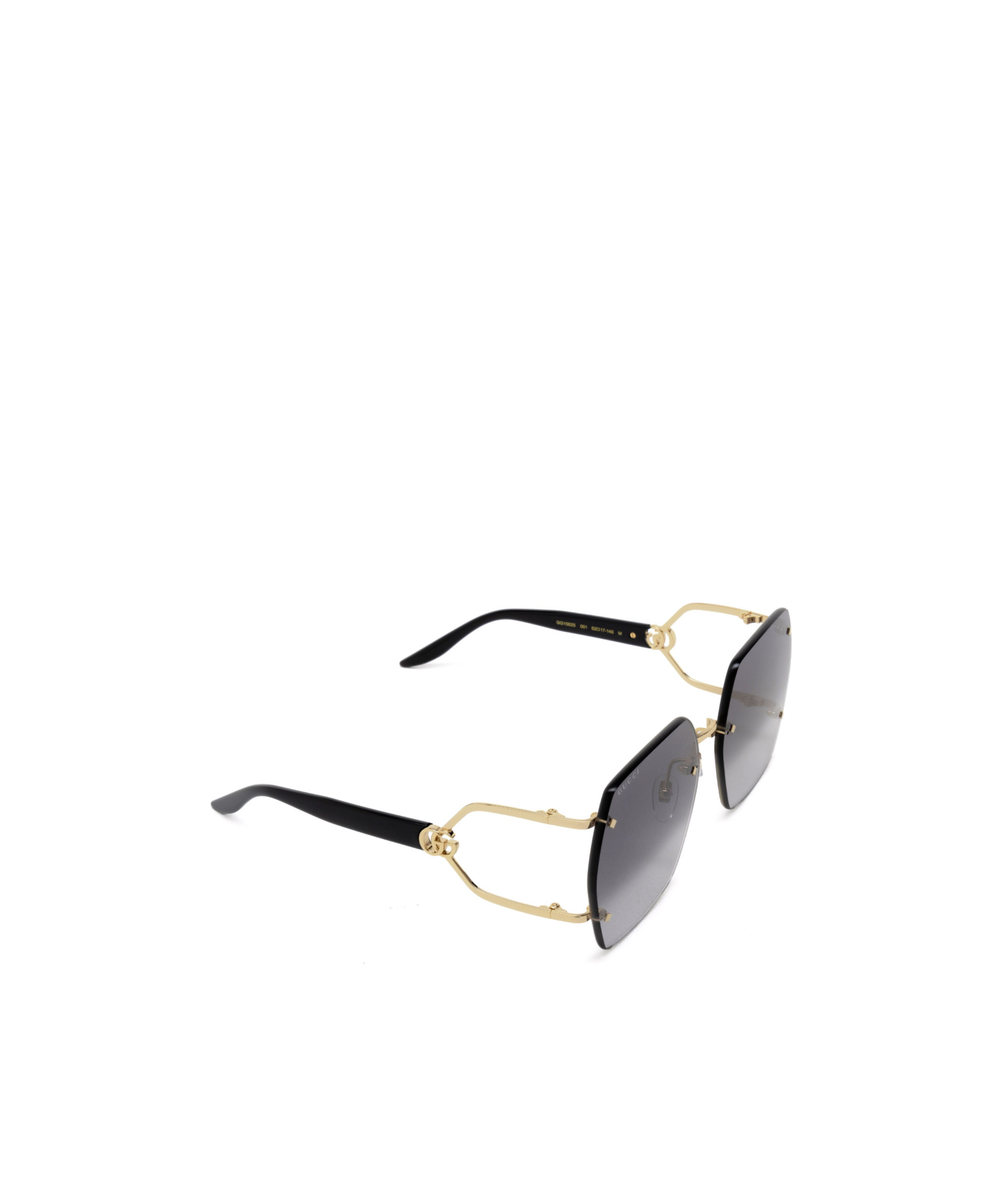 Gucci Double G Oversize-frame Sunglasses In Gray