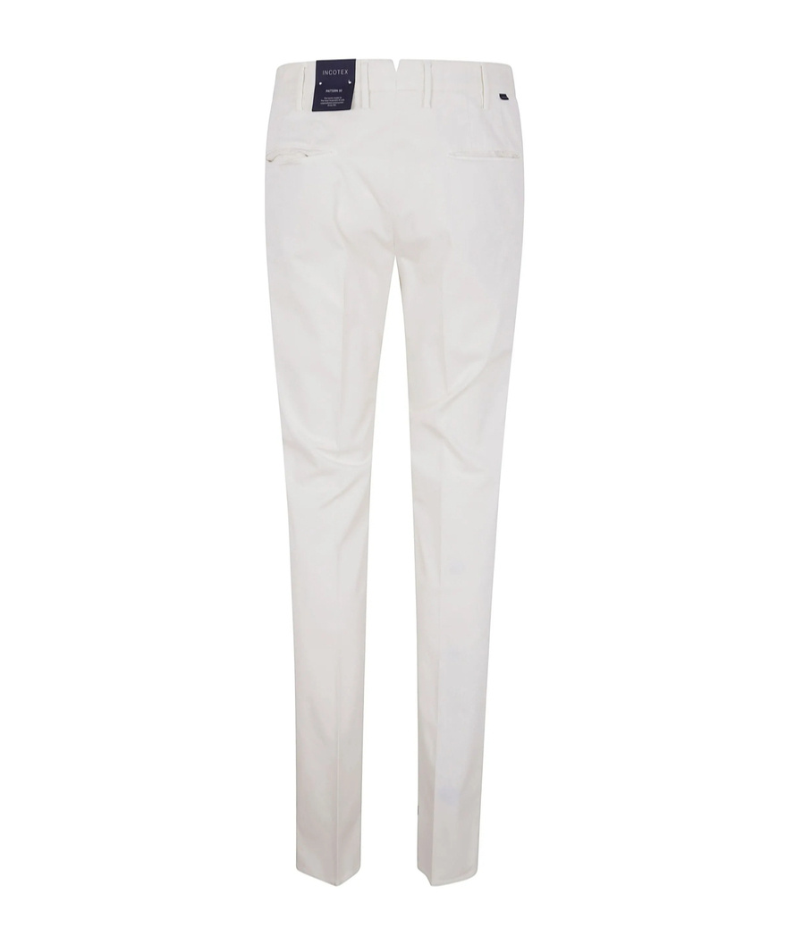 Incotex Slim Fit Trousers In White