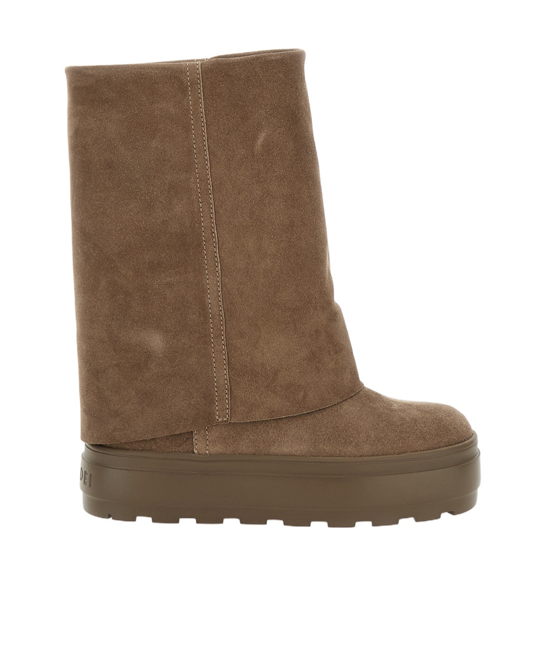 Casadei New Double Face Beige Reversible Boots In Suede Woman In Brown