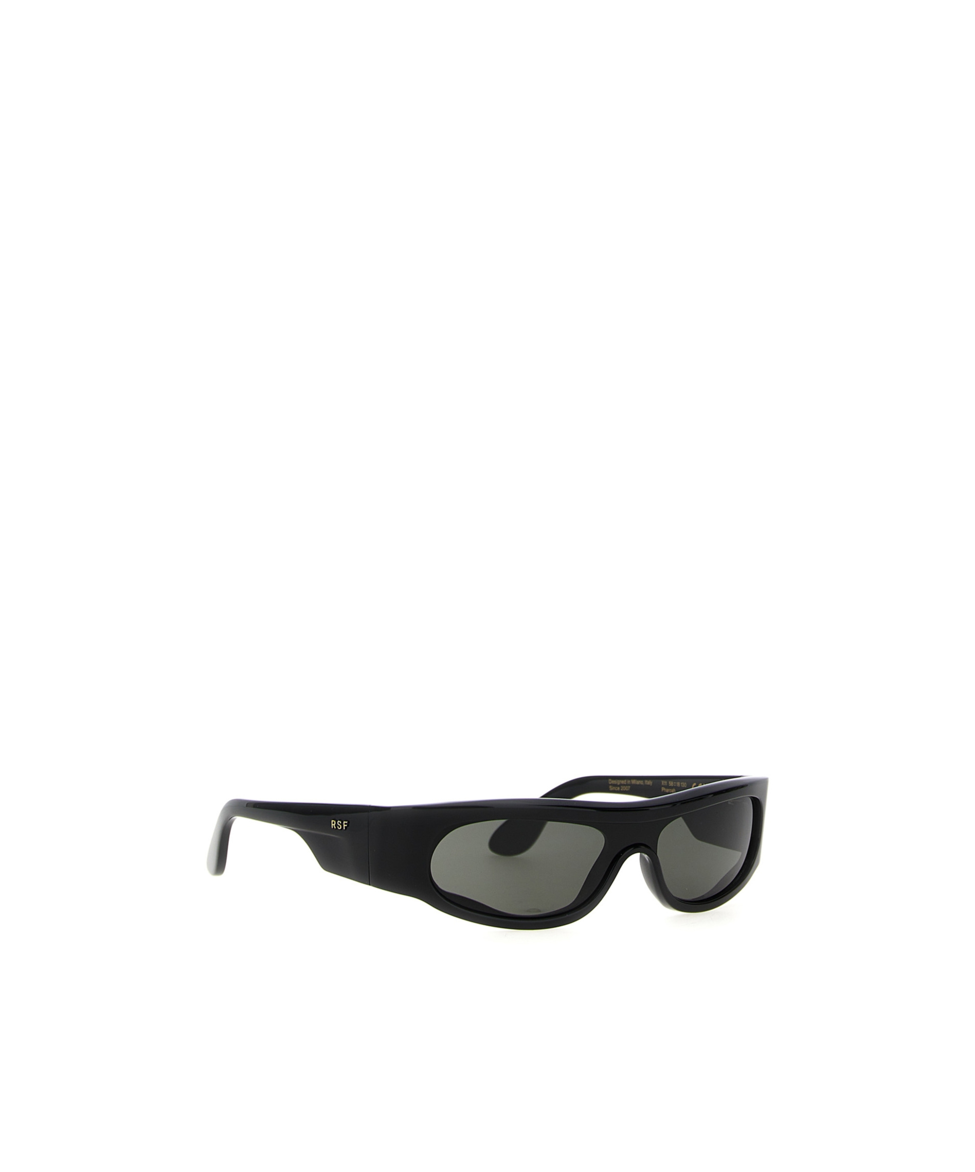 Retrosuperfuture Pharoah Irregular Frame Sunglasses In Black
