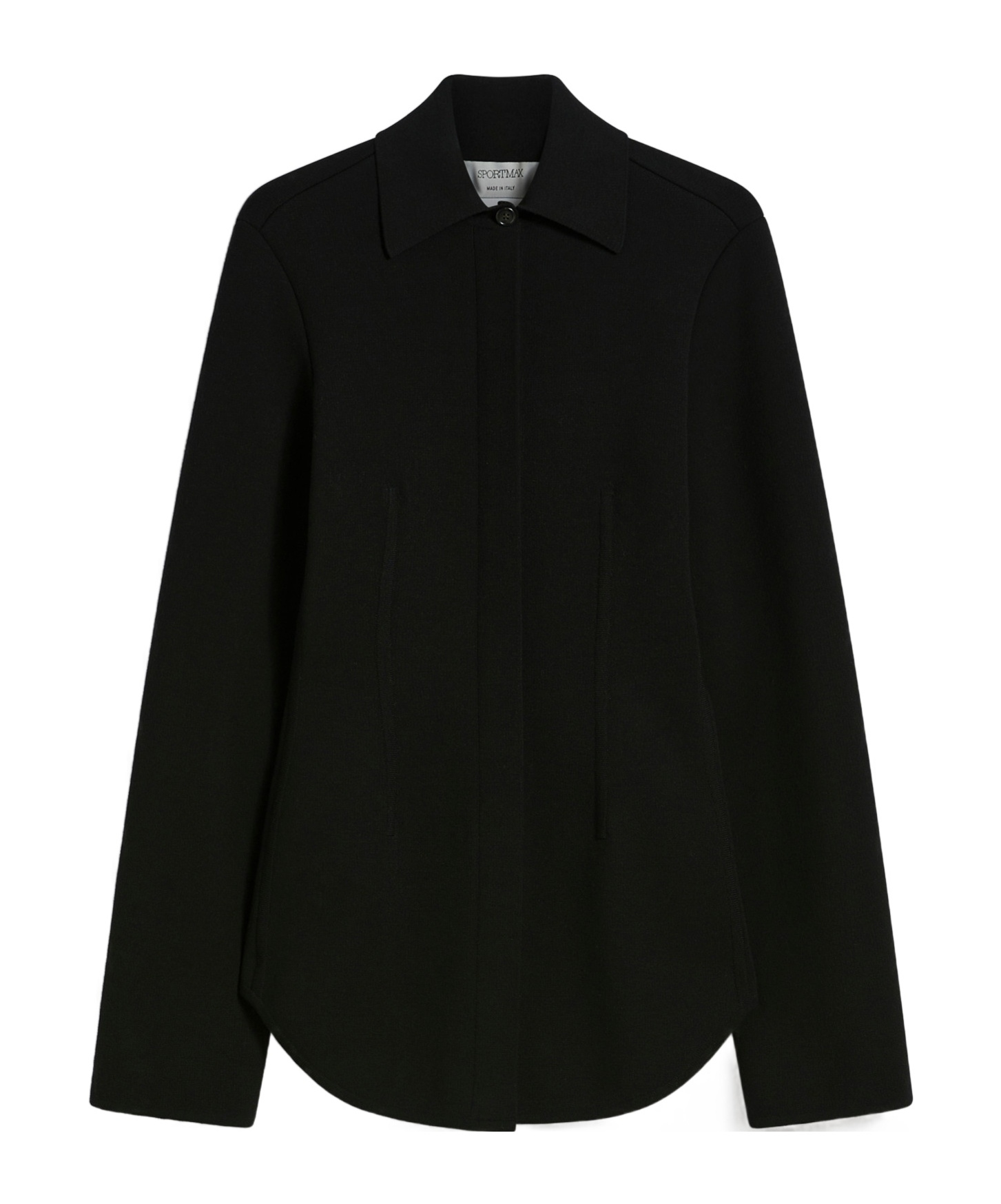Sportmax Viscose Knit Shirt - Runway - Black In Black