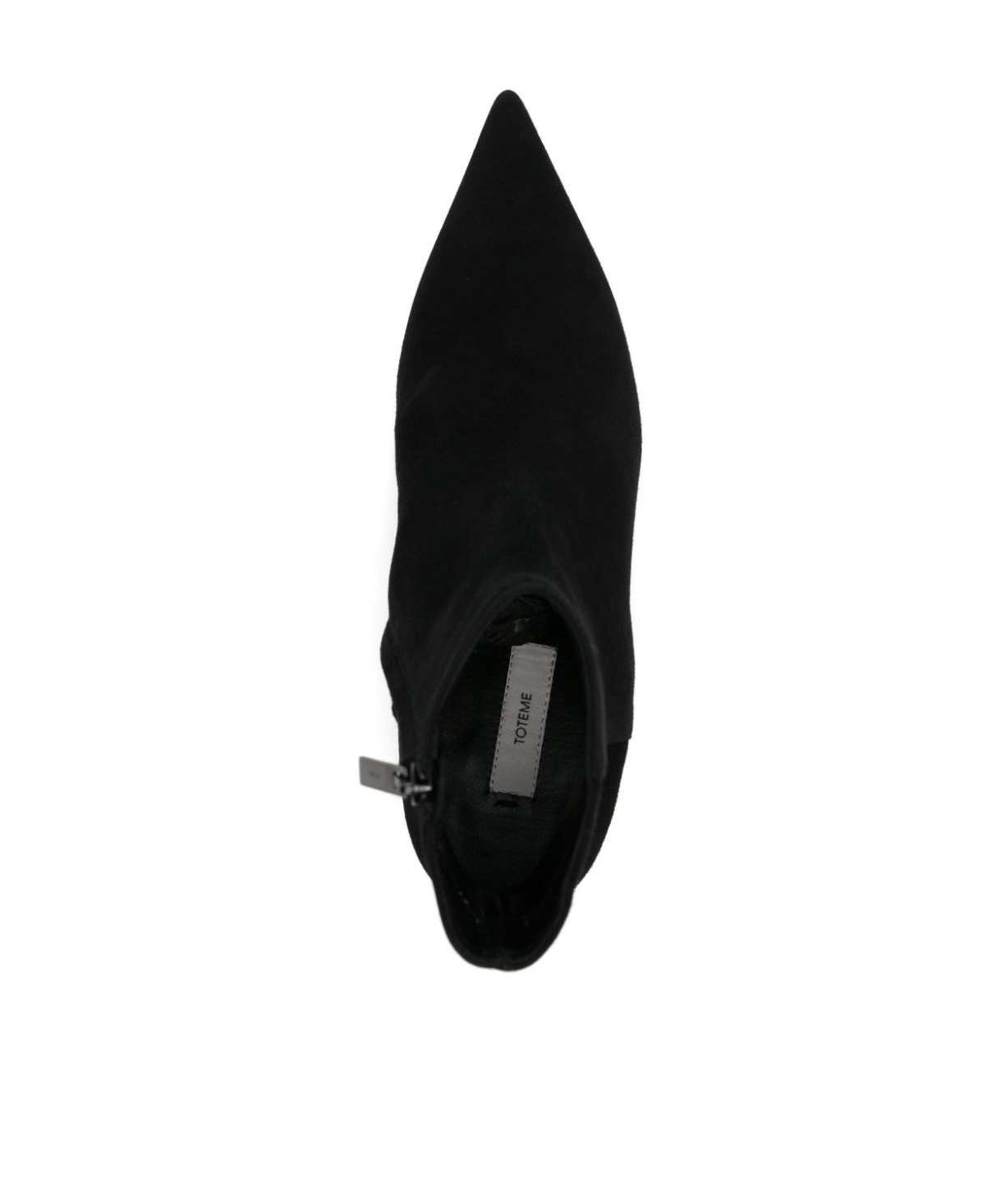 Totême 50mm Suede Boots In Black
