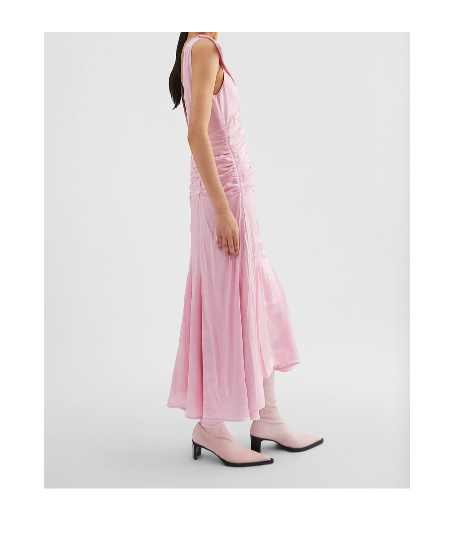 Jil Sander Pleat-detail Midi Dress