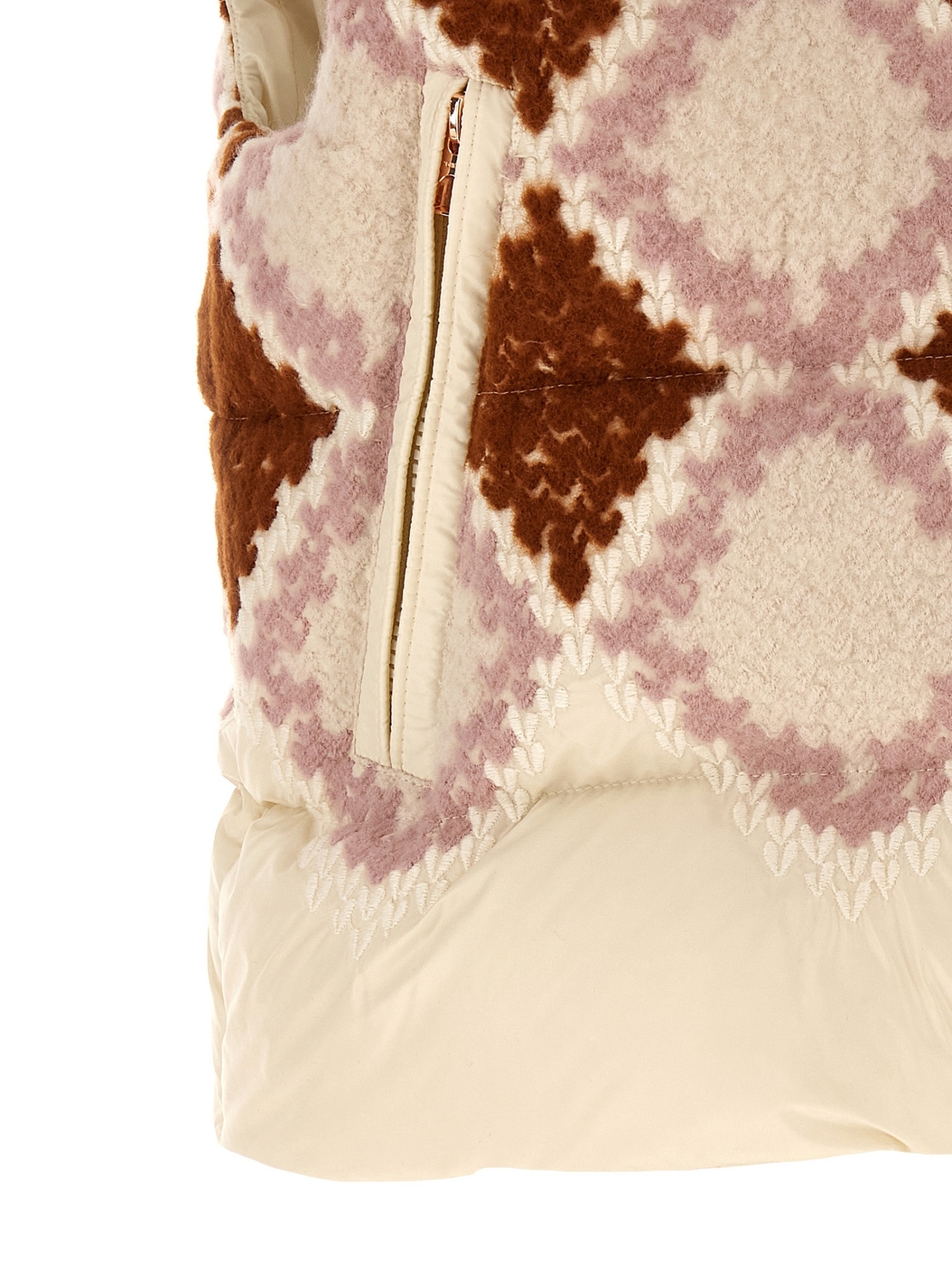 Moncler Armathia Down Vest In Neutral