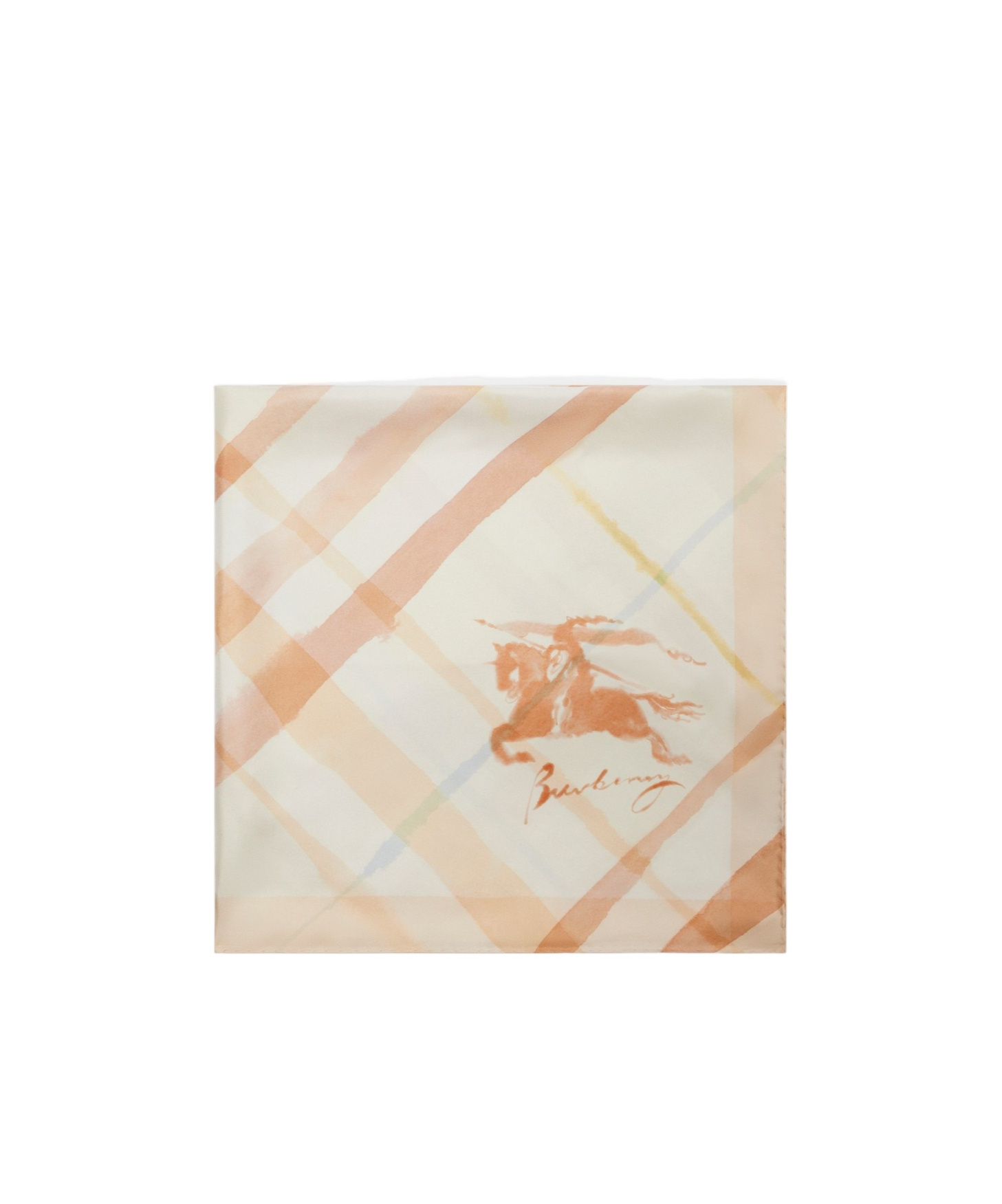 Burberry Watercolour Check Scarf In Nude