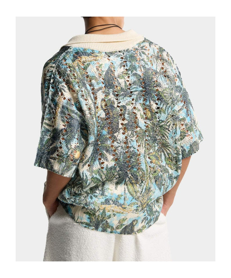 Dsquared2 Monkey Business Printed Top In Multi