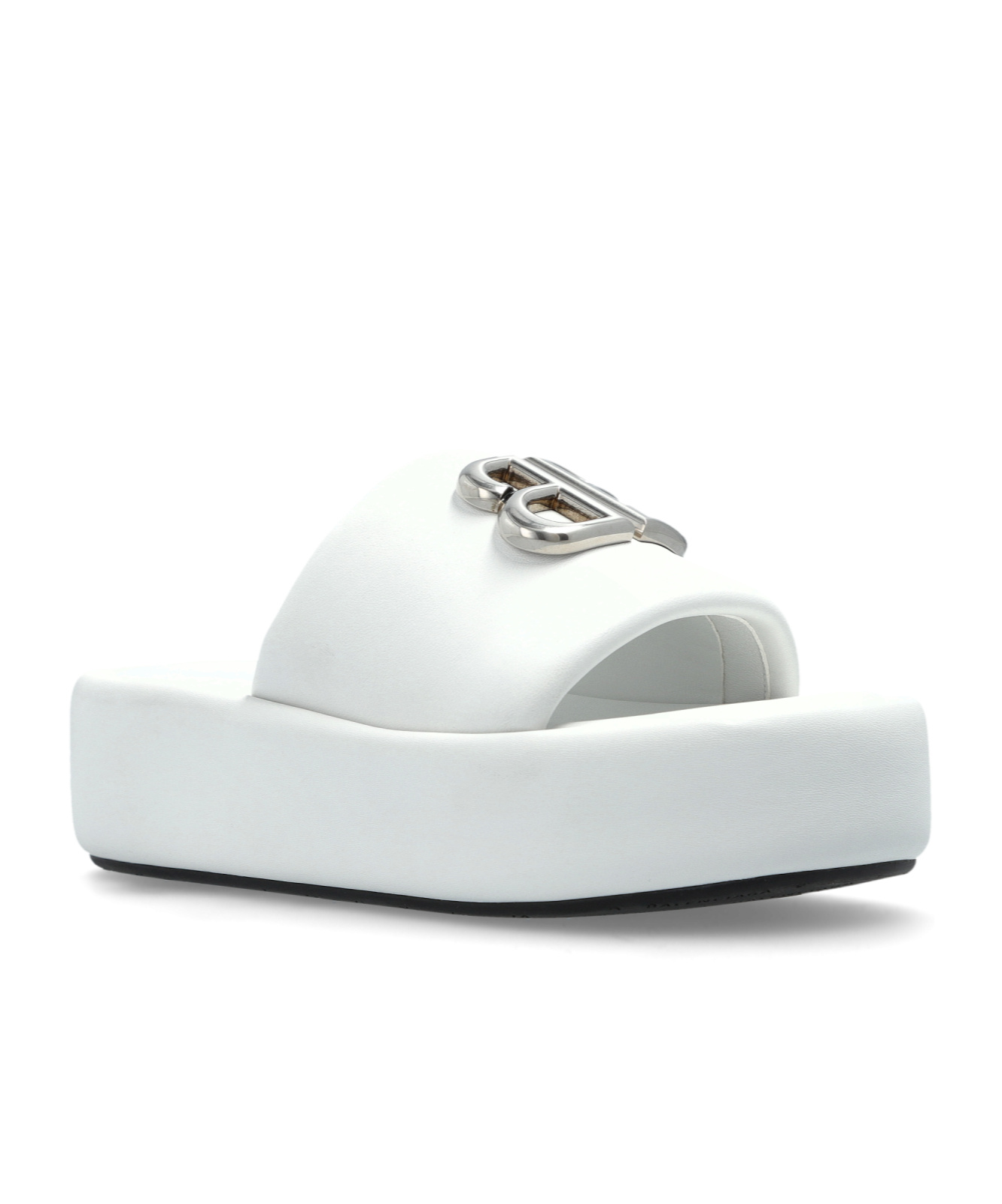 Balenciaga Thick Bottom Sandals In White