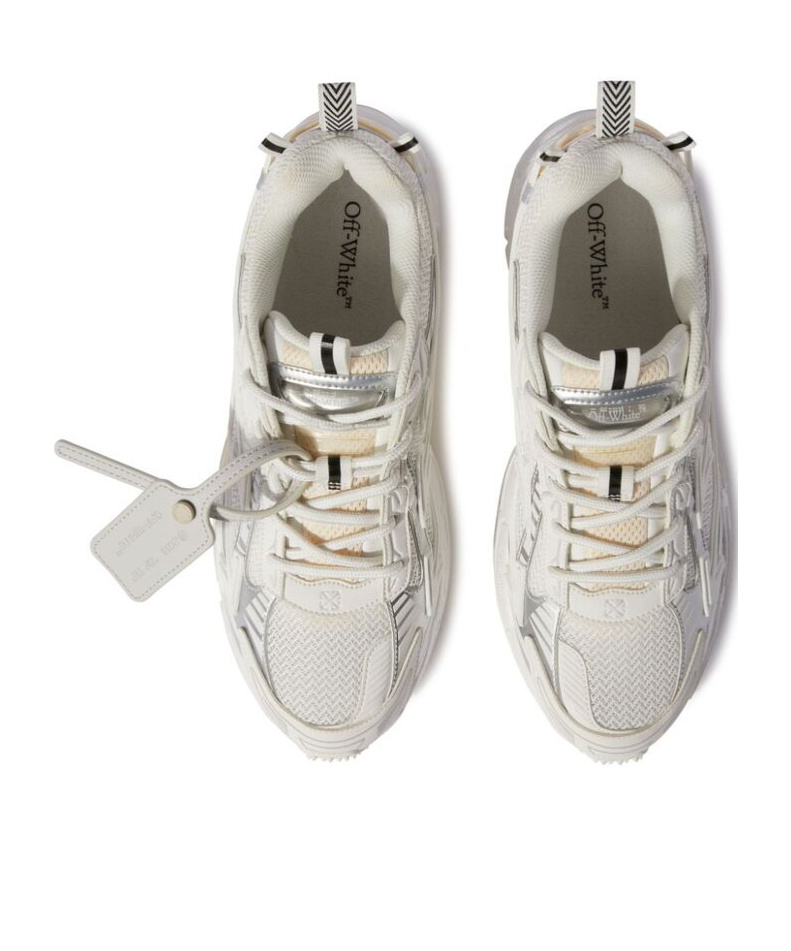 Off-white Be Right Back Mesh Sneakers Pull Tabs In White