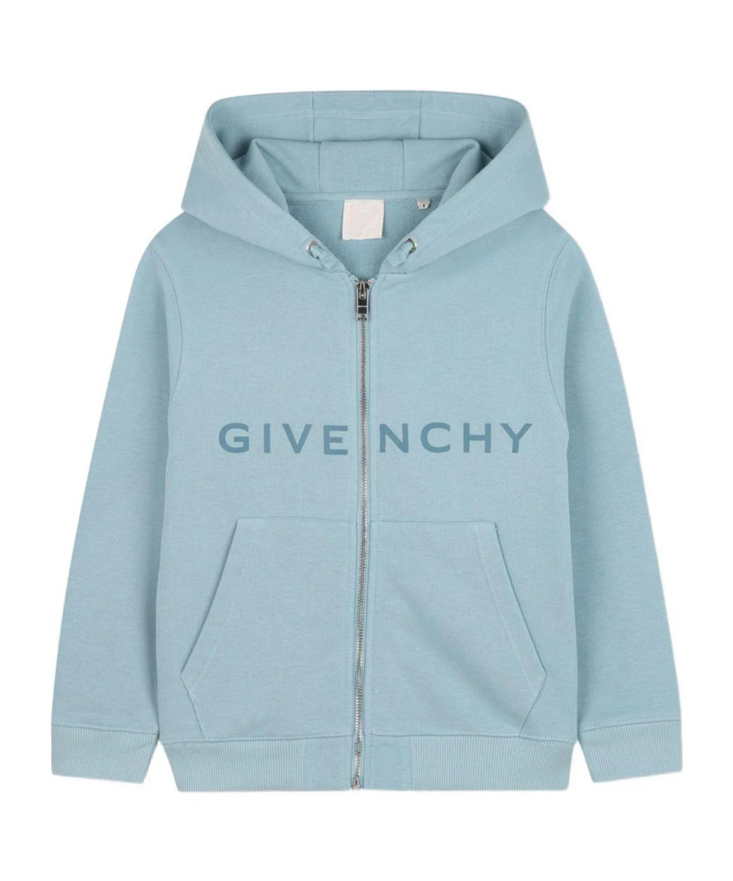 Givenchy Long Sleeve Zipper Sweatshirt In Blue