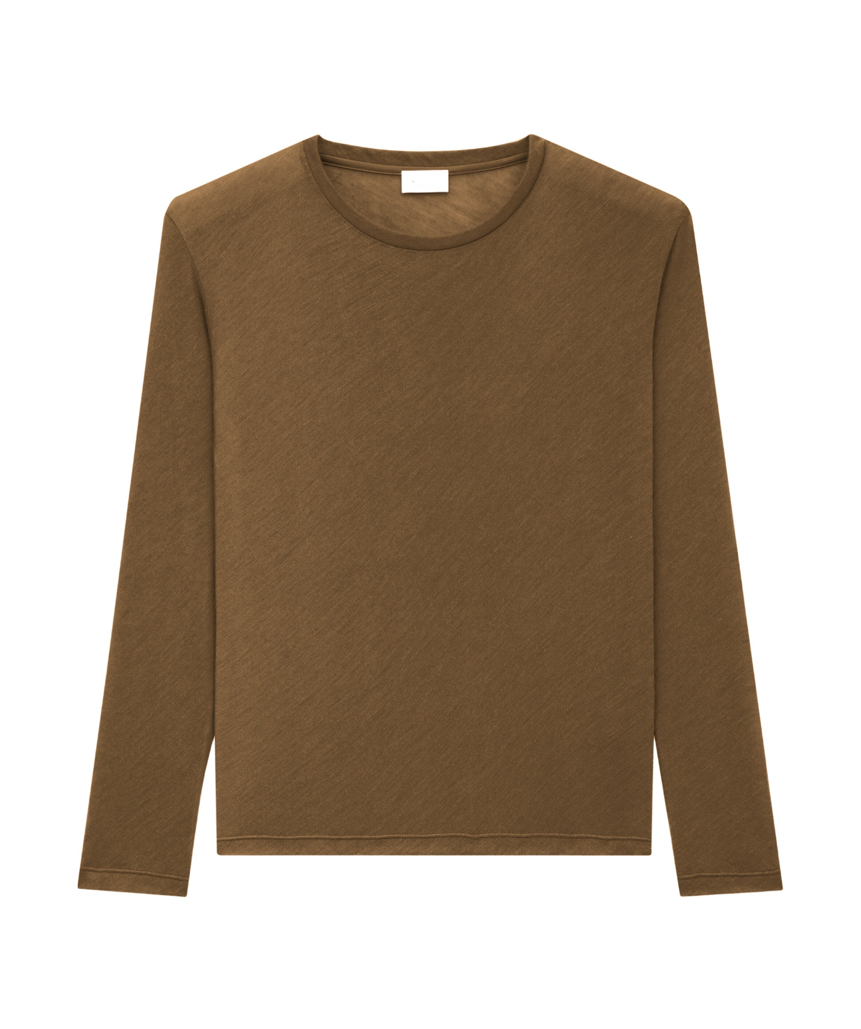 Saint Laurent Sweater In Cashmere And Silk Jersey In Green