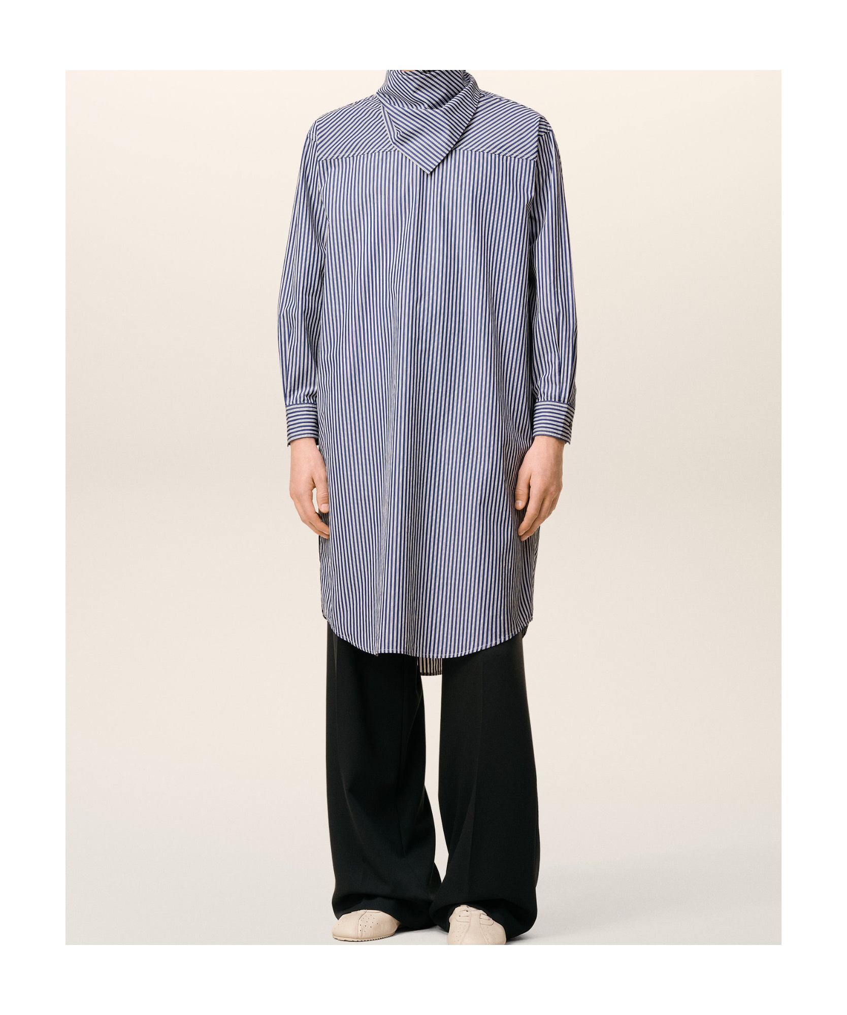 Ami Alexandre Mattiussi Ami Paris Women Bandana Cotton Dress In Blue
