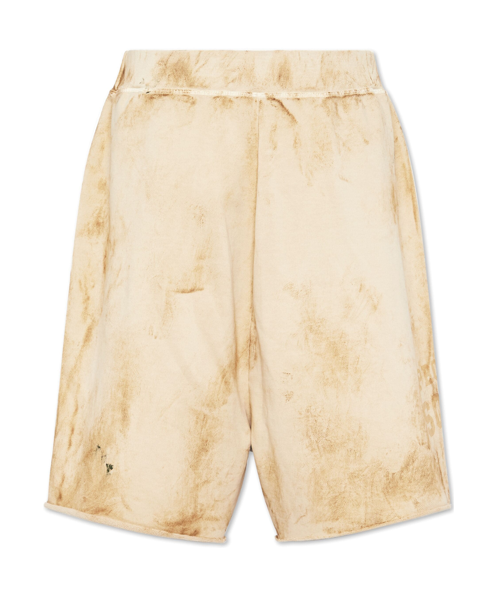 Dsquared2 Logo-print Distressed-effect Track Shorts In Nude