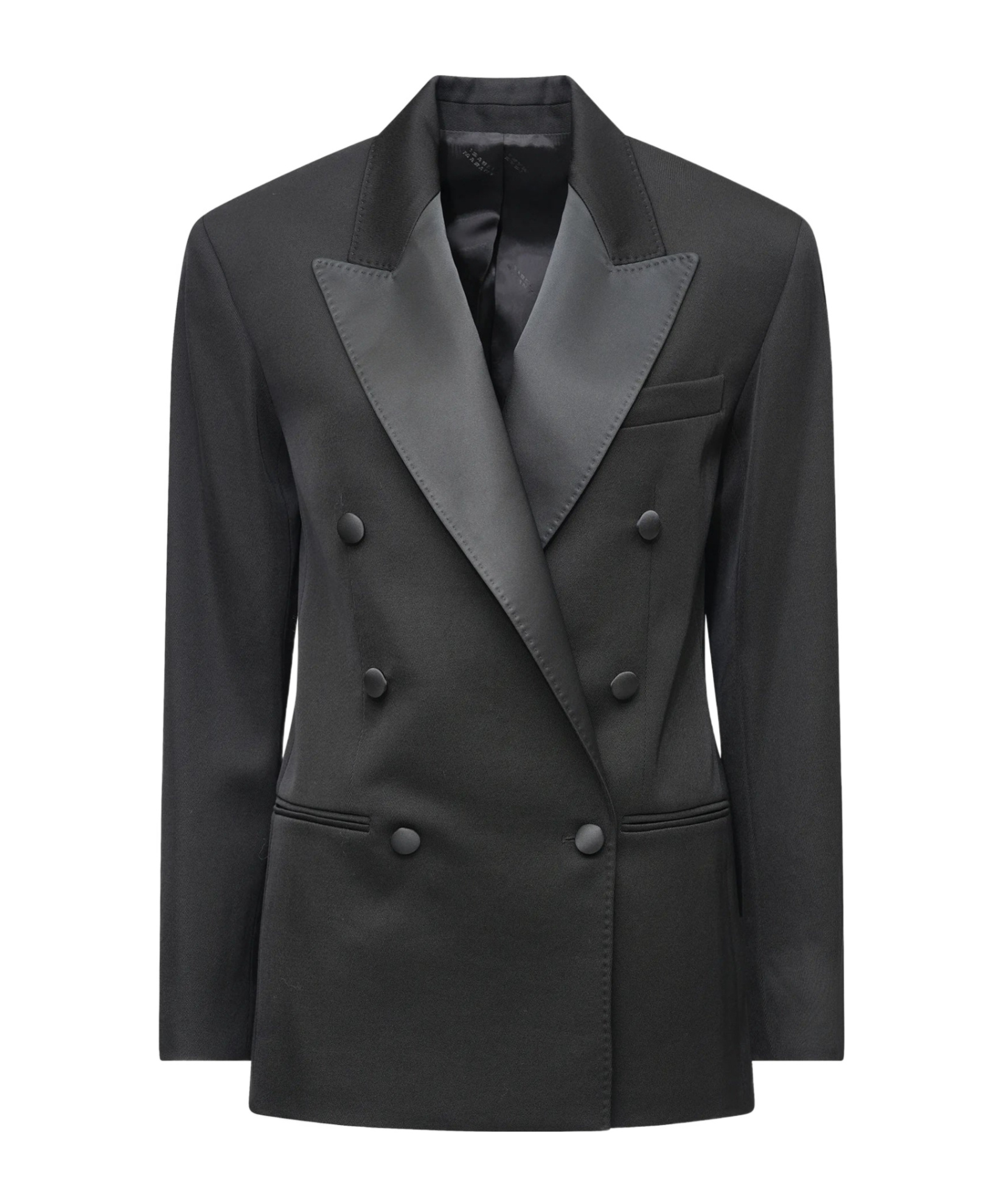 Isabel Marant Long-sleeved Suit Jacket In Gray
