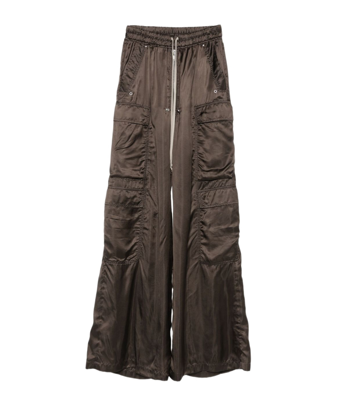 Rick Owens Drawstring Overalls In Brown