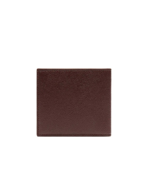 Bally Logo Detailed Bi-fold Wallet In Brown