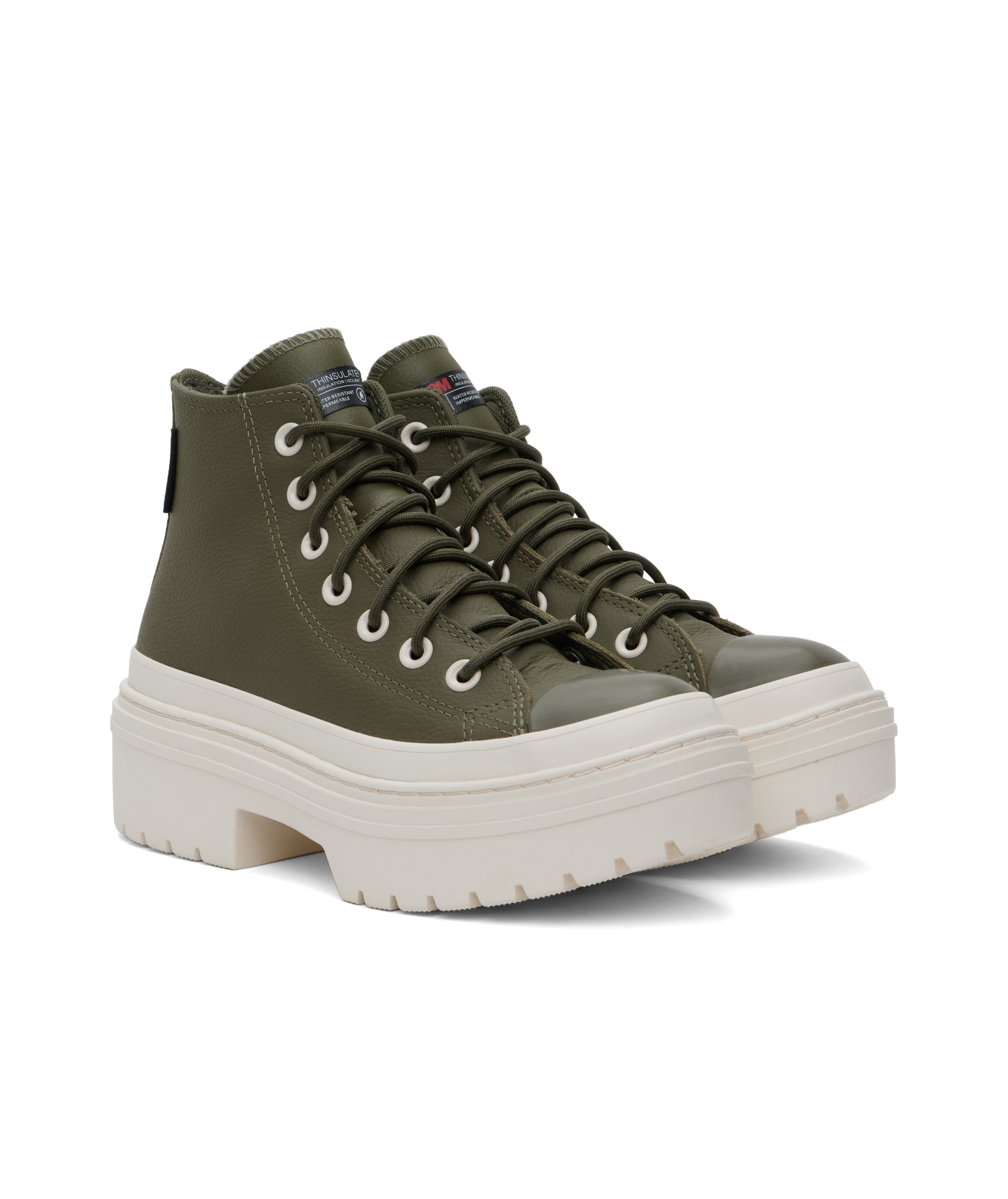Converse Chuck Taylor All Star Lugged Heel Platform Waterproof Sneakers In White