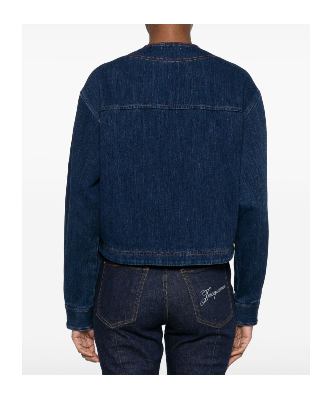 Forte Forte Cotton Overshirt With Chest And Patch Pockets In Blue