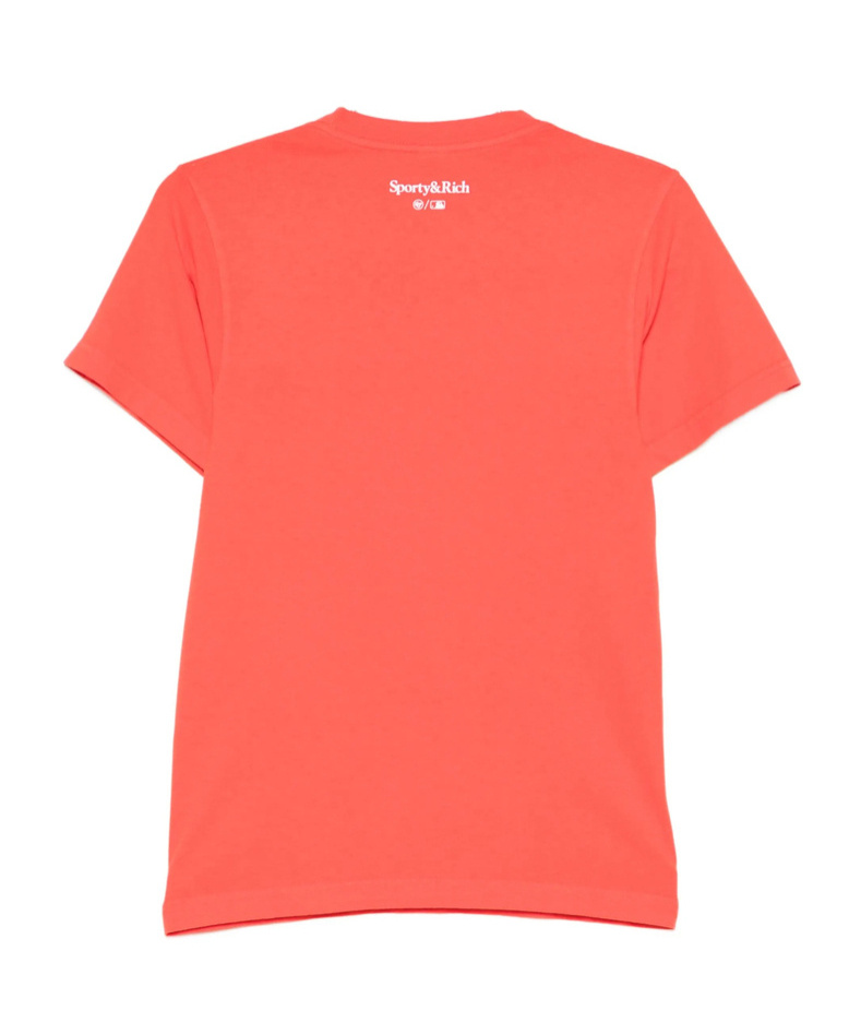 Sporty And Rich Short-sleeved T-shirt In Red