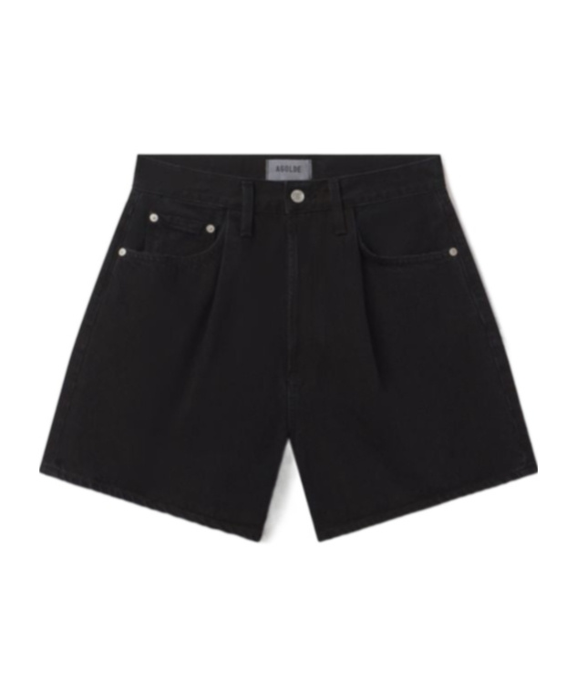 Agolde Parker Vintage Jean Shorts Phase In Black