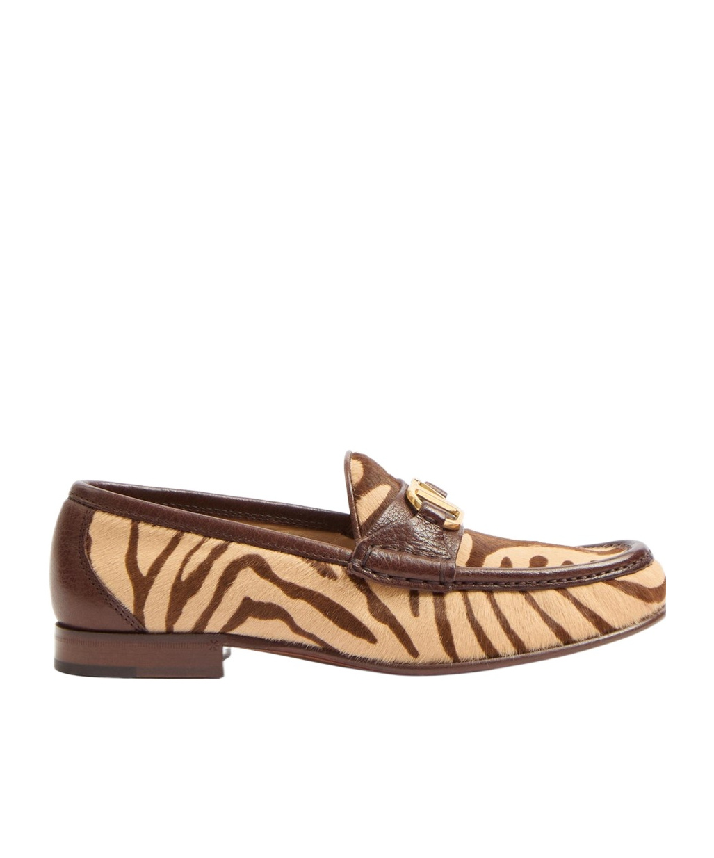 Valentino 20mm Vlogo Signature Loafers In Beige Milo/bark Brown