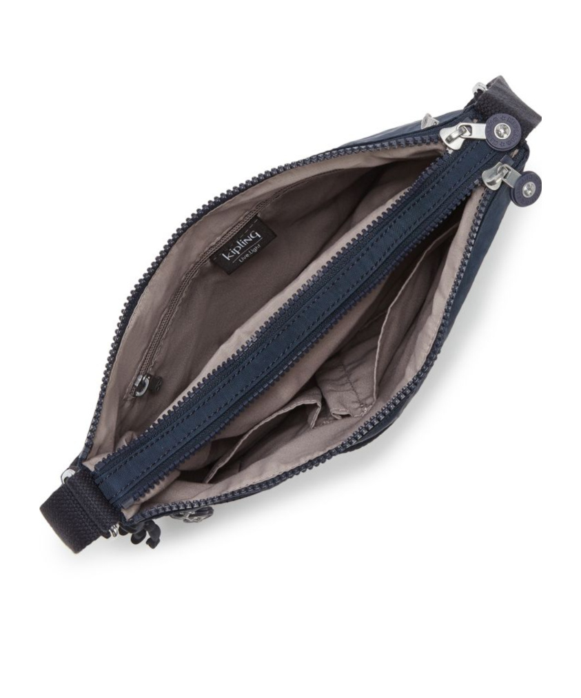 Kipling Logo Shoulder Bag In Black
