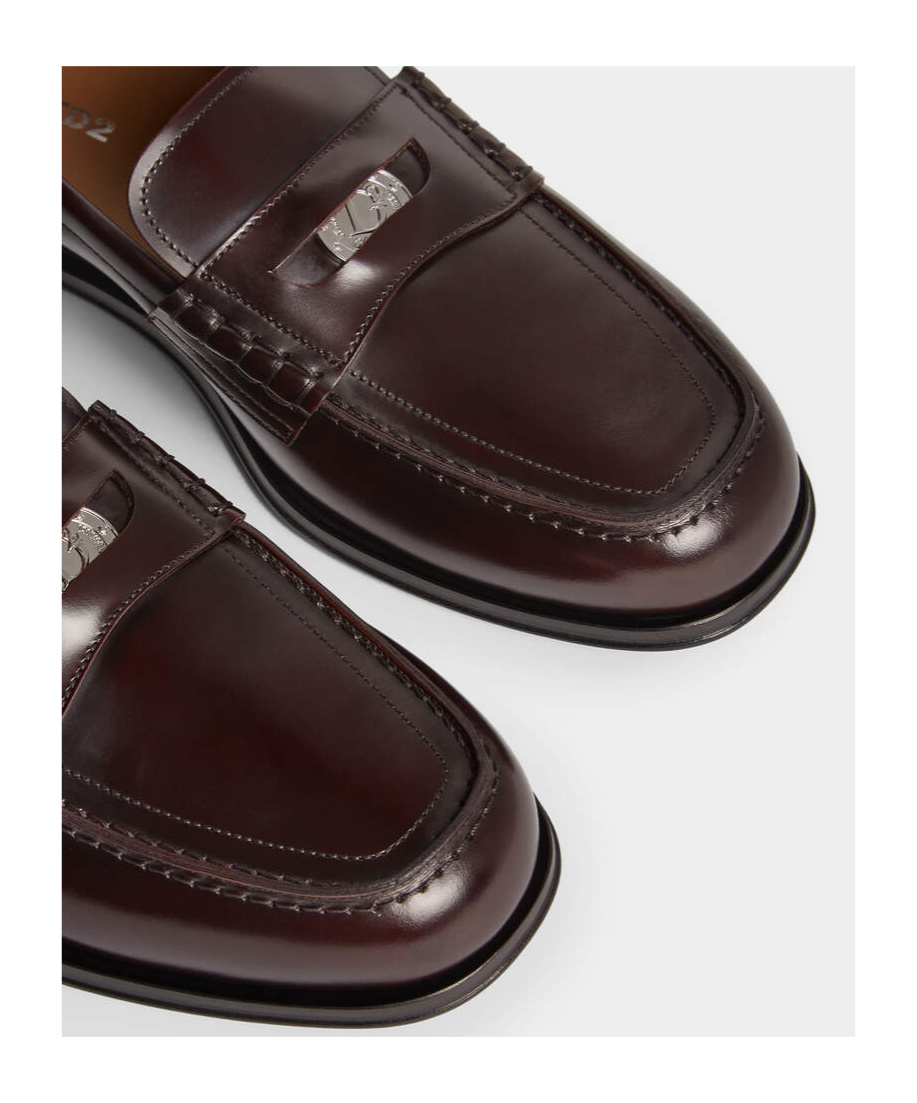 Dsquared2 Slip On Loafers In Brown
