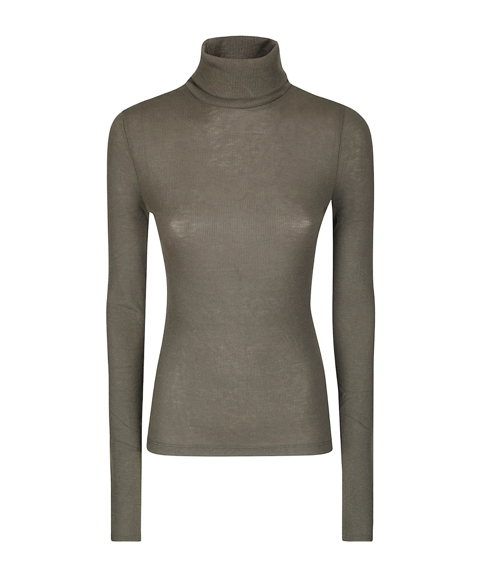 Samsoe & Samsoe High-neck Long-sleeved Knitwear In Green