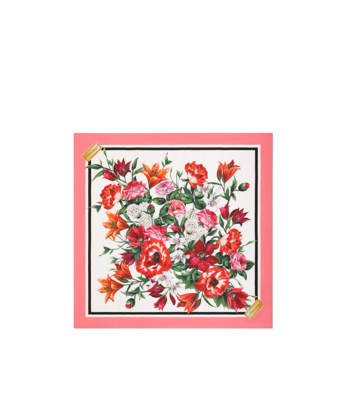 Dolce & Gabbana Printed Silk Foulard