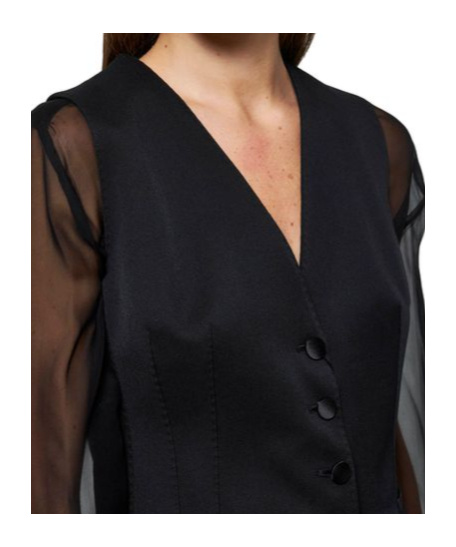 Dolce & Gabbana Single-breasted Vest In Black