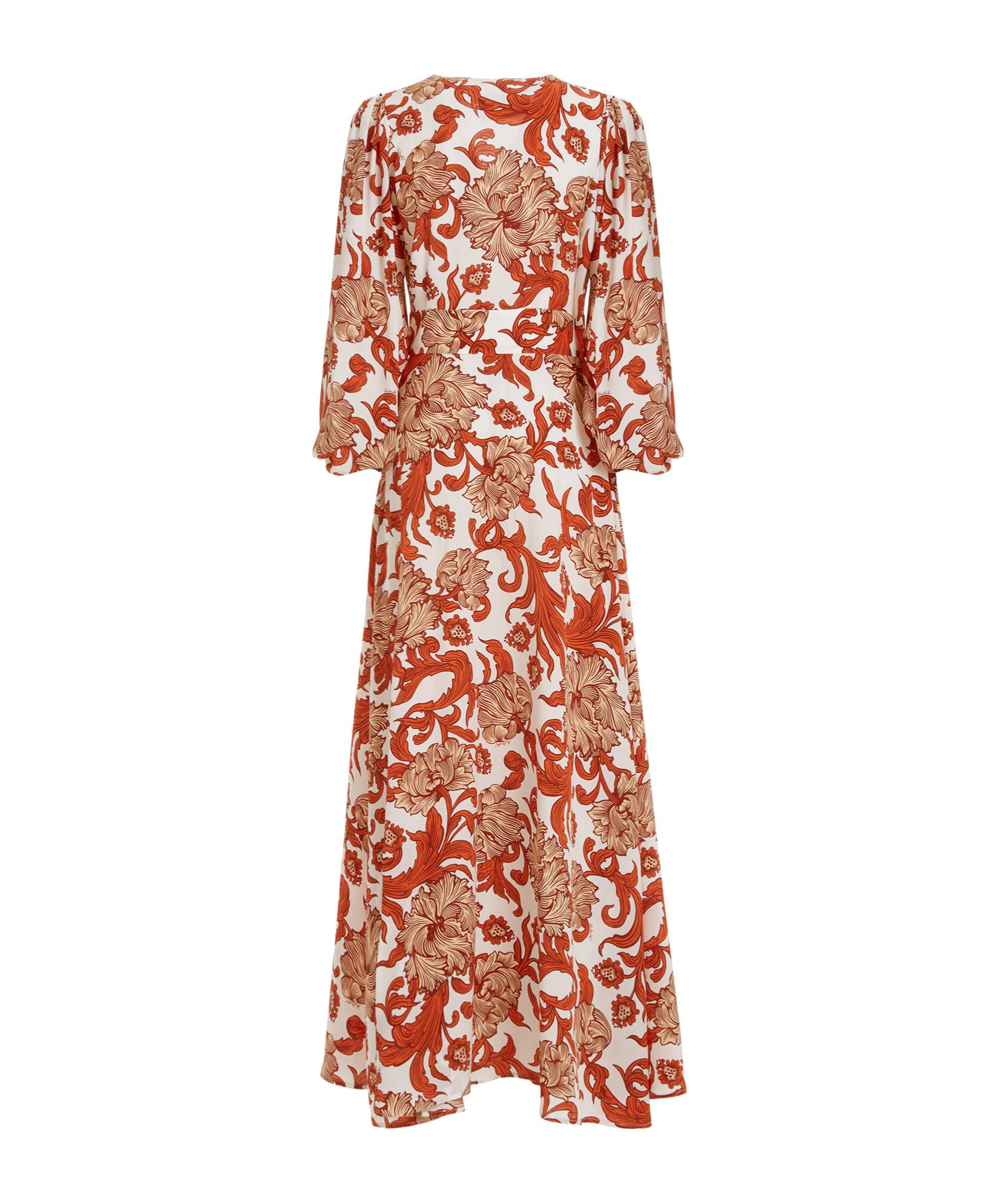 Shop La Doublej Print Dress In Brown
